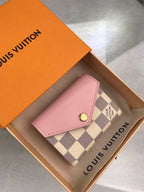 Louis Vuitton Damier Wallet 10cm Pink
