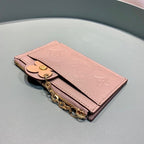 Louis Vuitton Zipped Card Holder 13cm Pink