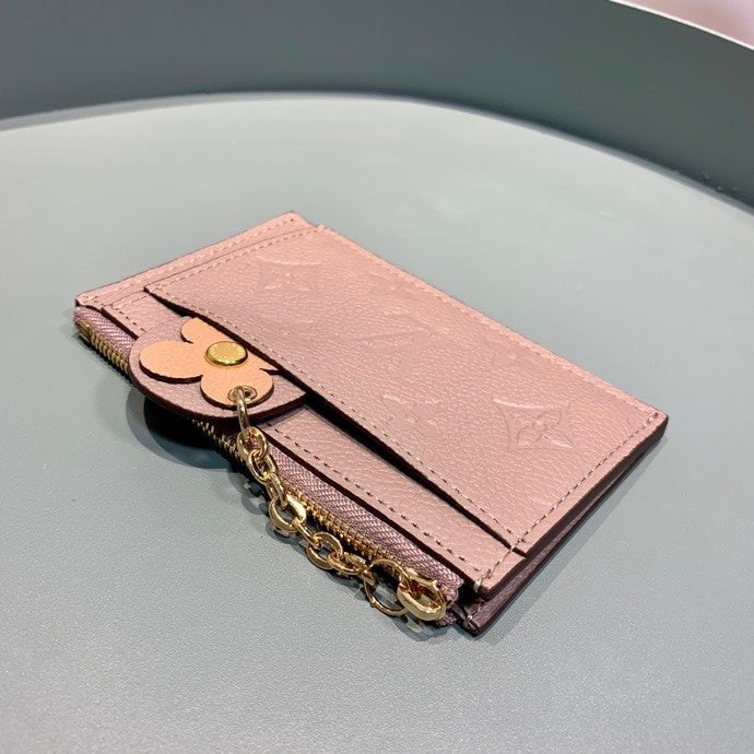 Louis Vuitton Zipped Card Holder 13cm Pink