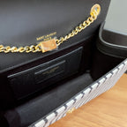 Saint Laurent Kate Small Chain Bag In Canvas For Women 20cm YSL 469390FAACG9583