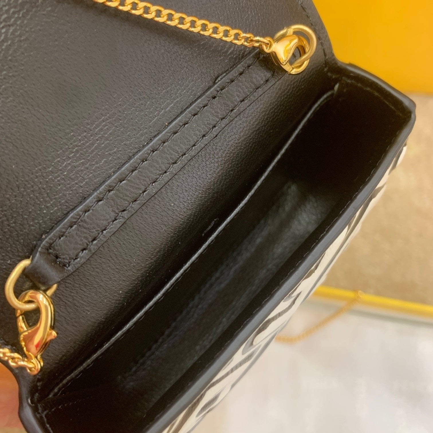Fendi Nano Baguette California Sky 10cm White