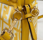 Fendi Vertigo Bucket Bag 18cm Yellow