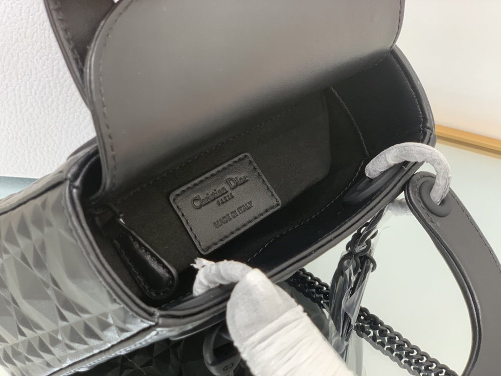 Christian Dior Mini Lady Bag 17cm Black