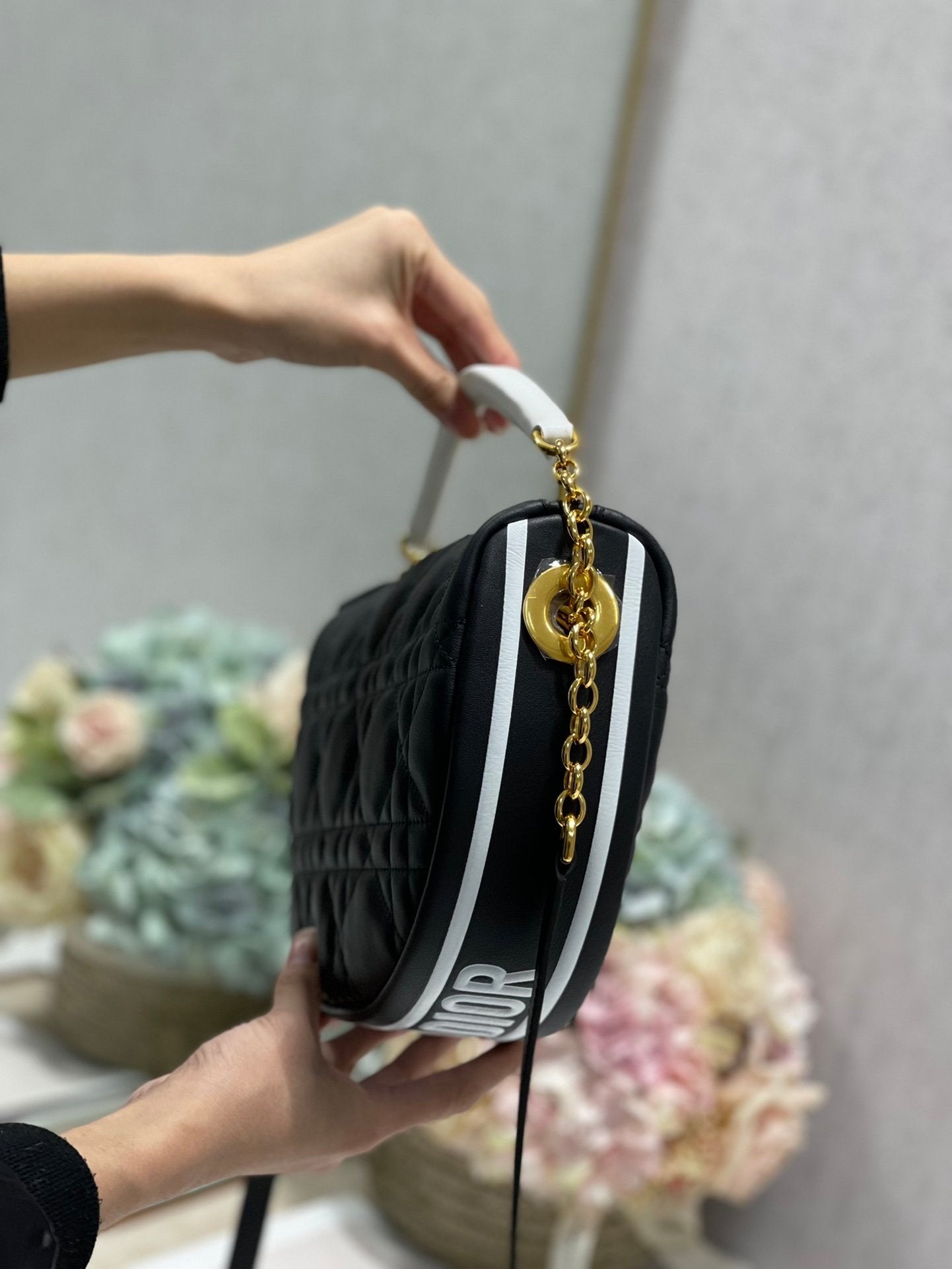Christian Dior Small Vibe Hobo Bag 29cm Black