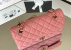 Chanel Classic Flapbag Gold Hardware 26cm Pink