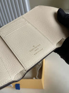 Louis Vuitton Monogram Empreinte Wallet 12cm Cream