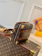 Louis Vuitton x NBA Handle Trunk Bag 22cm Monogram Canvas Spring/Summer Collection M45785, Brown