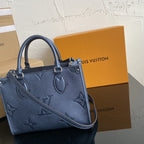 Louis Vuitton M45659 On The Go PM 25cm Blue