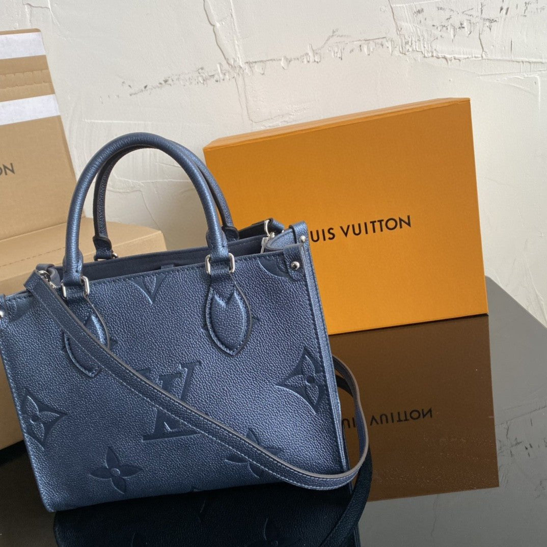 Louis Vuitton M45659 On The Go PM 25cm Blue