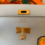 Hermes Kelly Wallet To Go Woc Epsom White For Women, Women’s Wallet 8.3in/21cm