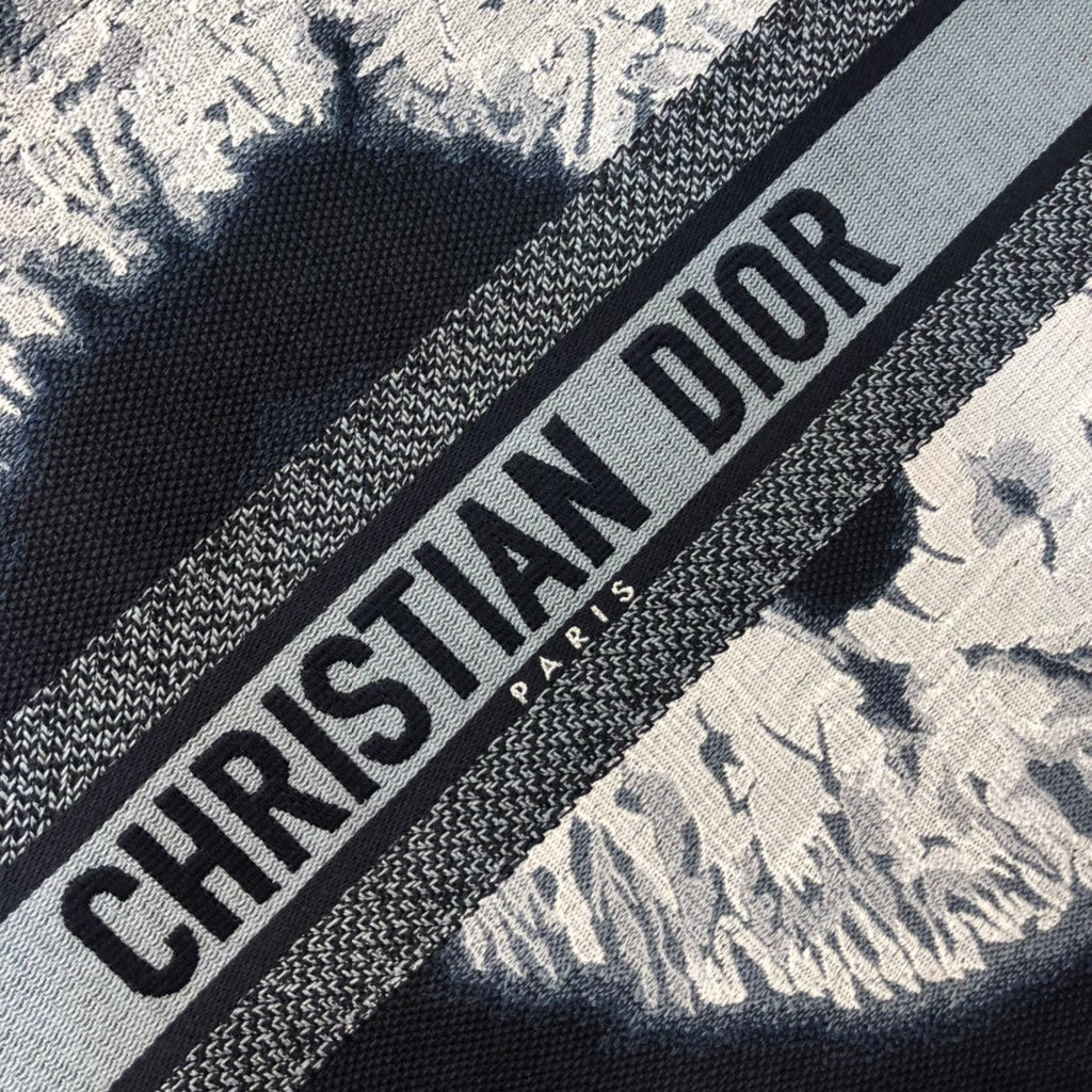 Christina Dior Book Tote Black Bag 42 cm