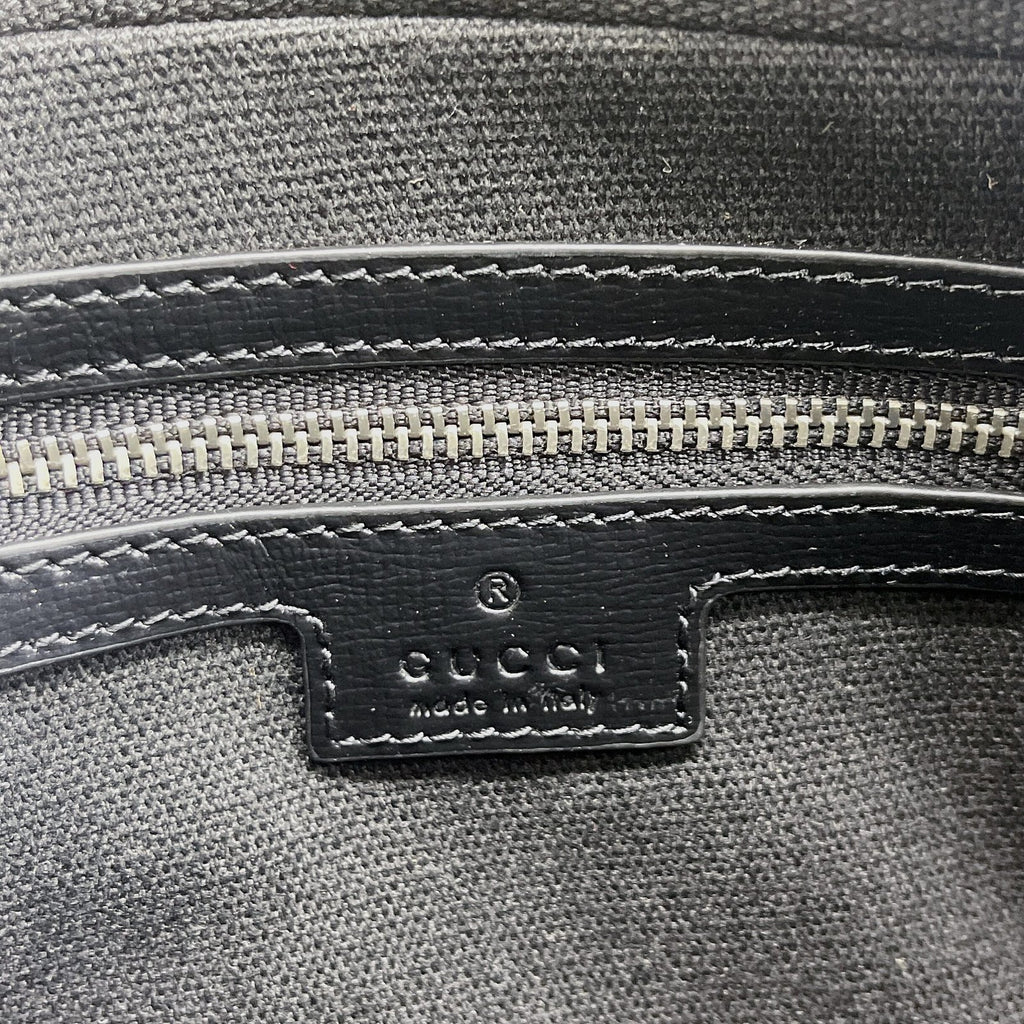 Gucci Shoulder Bag With Interlocking G Black GG Supreme Canvas For Women 9.6in/24.5cm