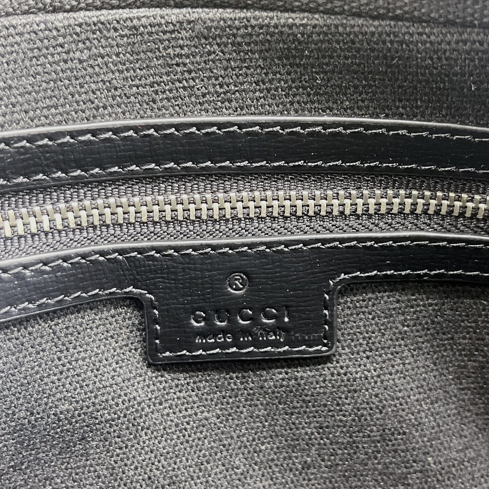 Gucci Shoulder Bag With Interlocking G Black GG Supreme Canvas For Women 9.6in/24.5cm