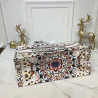 Christian Dior Book Tote 42 cm White