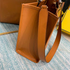 Fendi Sunshine Handle Bag 36cm Brown