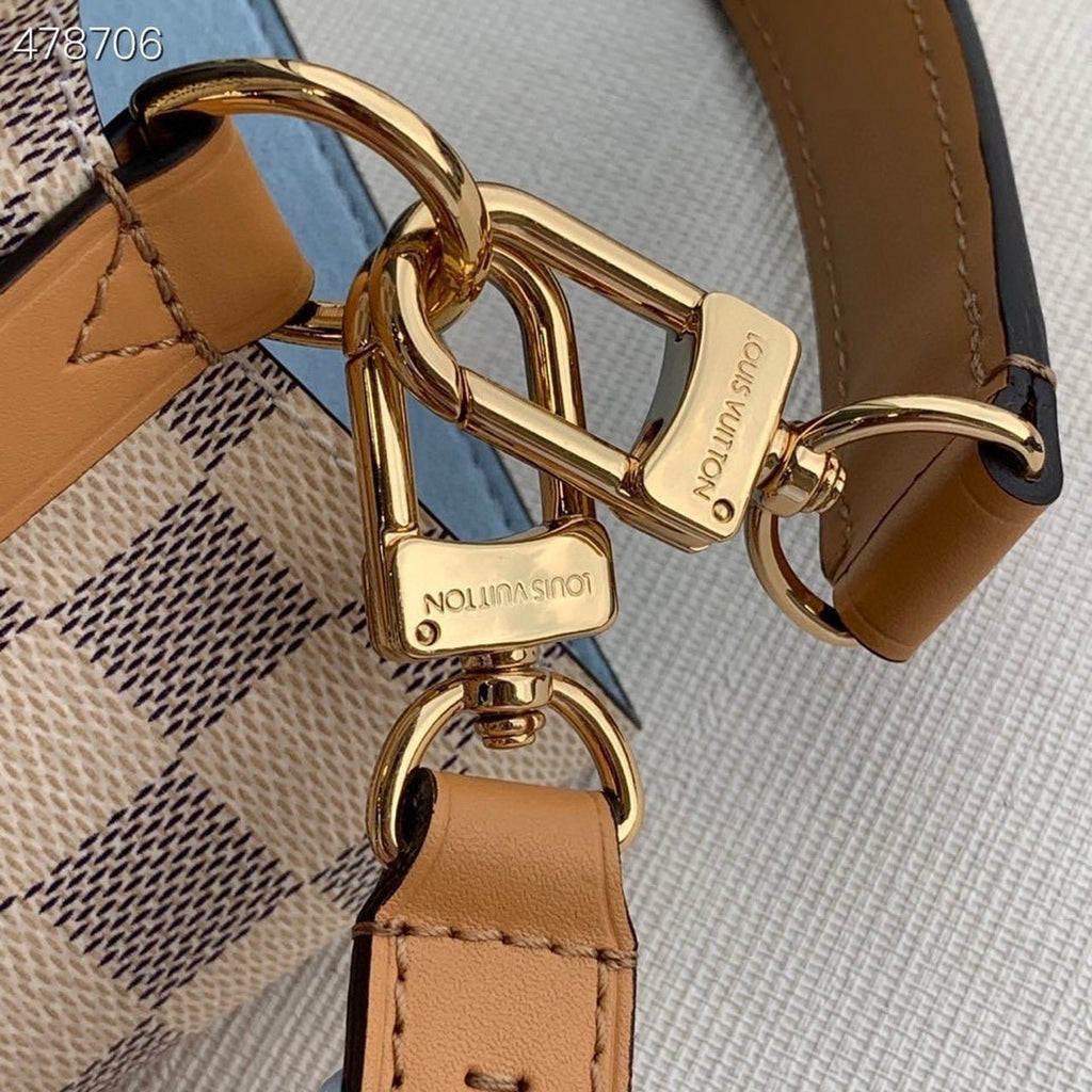 Louis Vuitton NeoNoe Bucket Bag MM Damier Azur Canvas Spring/Summer Collection N50042, Blue