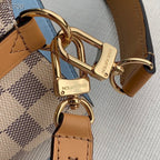 Louis Vuitton NeoNoe Bucket Bag MM Damier Azur Canvas Spring/Summer Collection N50042, Blue