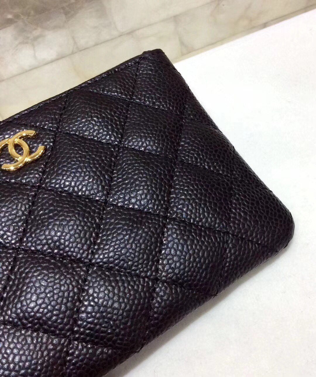 CO-CO Chanel Clutch With Gold Hardware 14cm