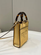Fendi Mini Sunshine Shopper 18cm Gold