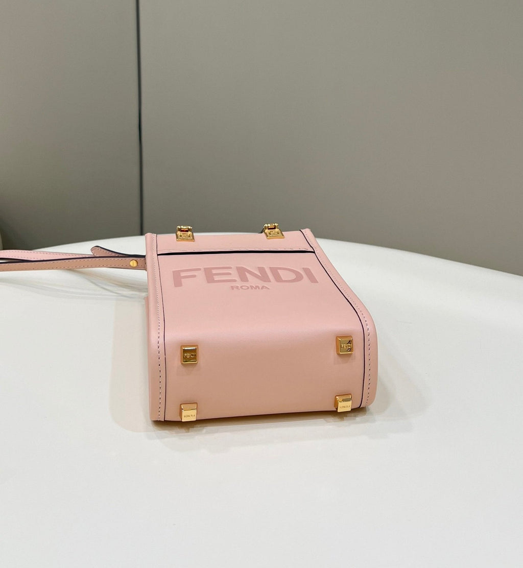 Fendi Mini Sunshine Shopper 18cm Pink
