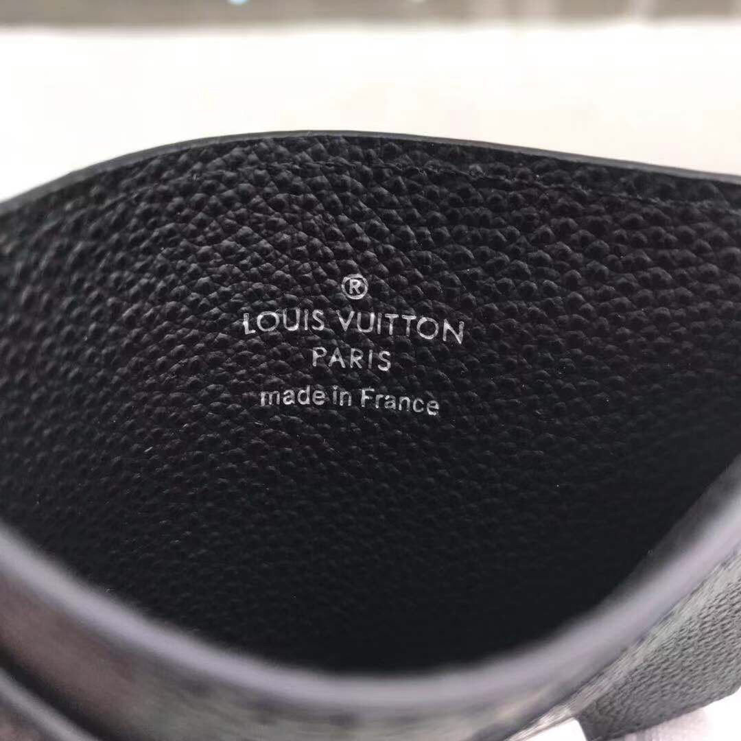 Louis Vuitton Lockme Wallet 11cm Black