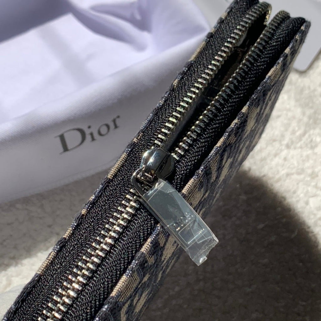 Christian Dior Oblique Brown Clutch 20cm