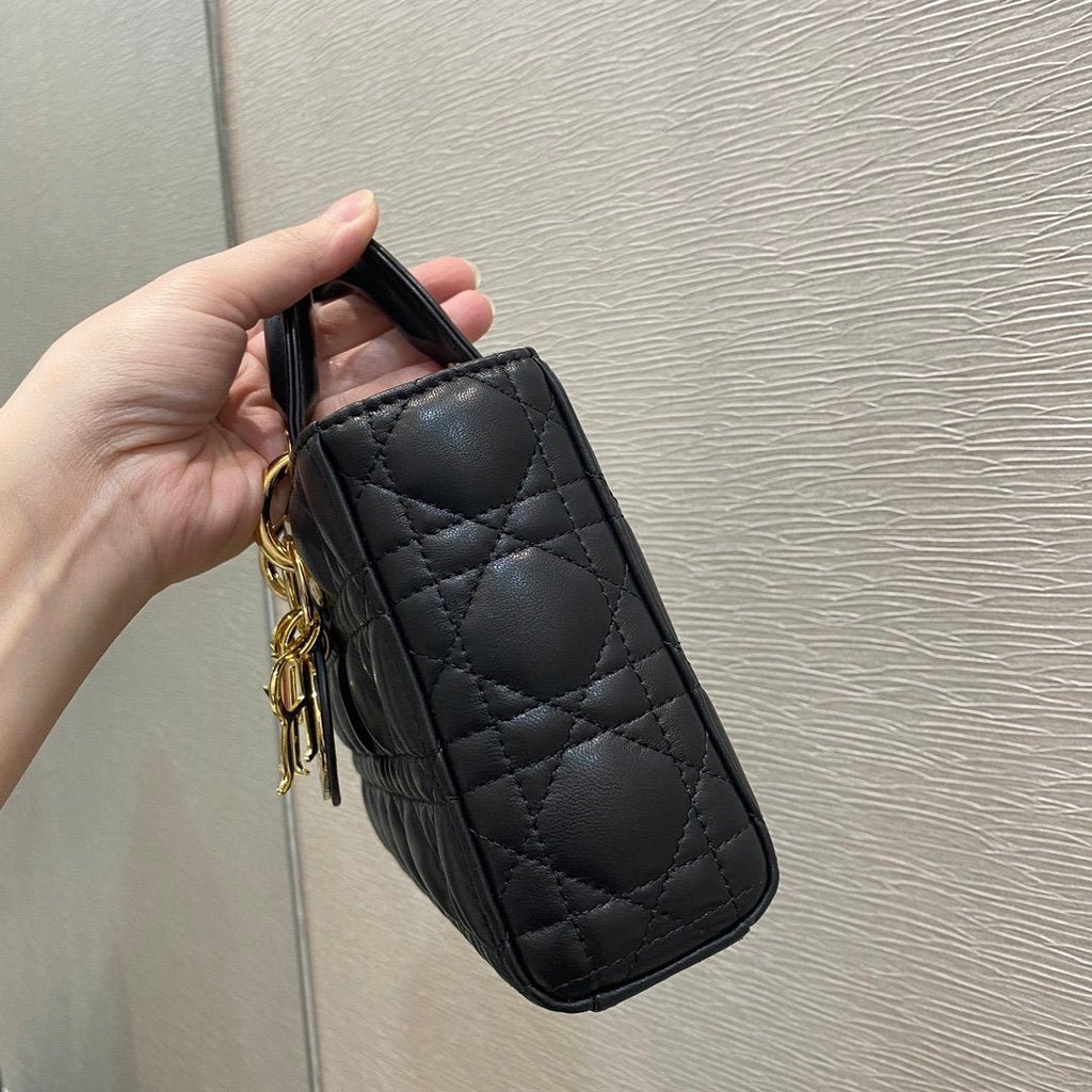 Christian Dior Lady D-Joy Bag 26cm Black