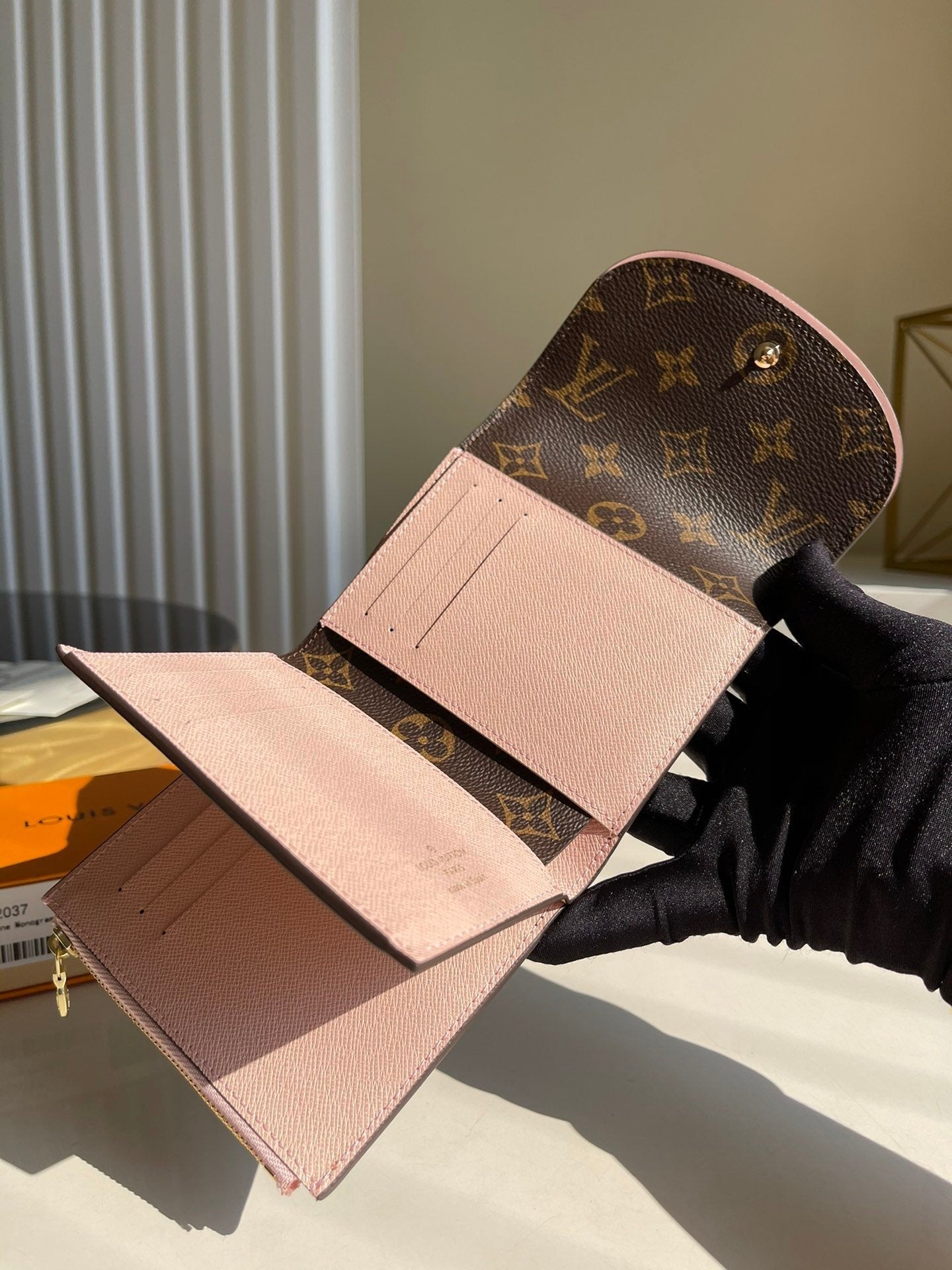 Louis Vuitton Monogram Wallet 12cm Brown