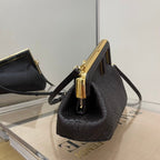 Fendi First Small Python Bag 26cm Brown