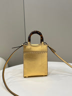 Fendi Mini Sunshine Shopper 18cm Gold