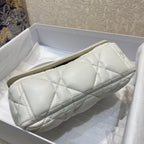 Christian Dior Mini Caro Bag 20cm White