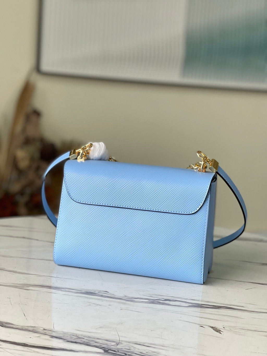 Louis Vuitton Twist MM 23cm Blue