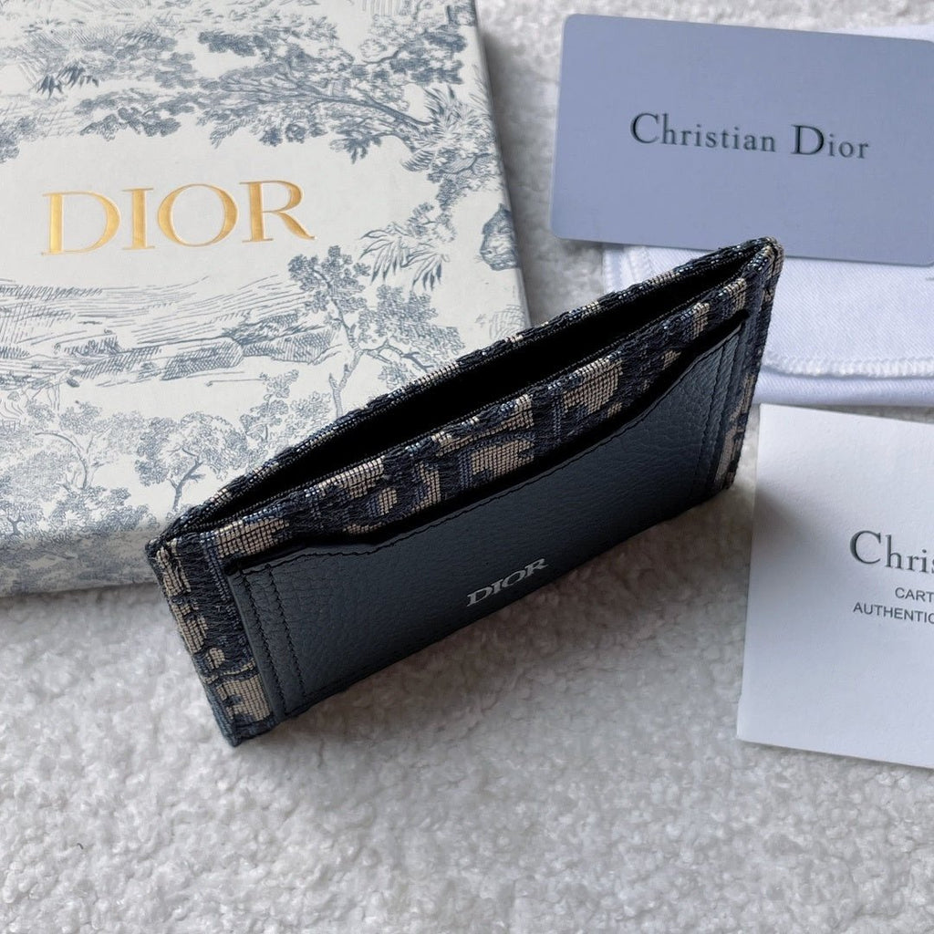 Christian Dior Multicolor Card Holder Oblique 13cm