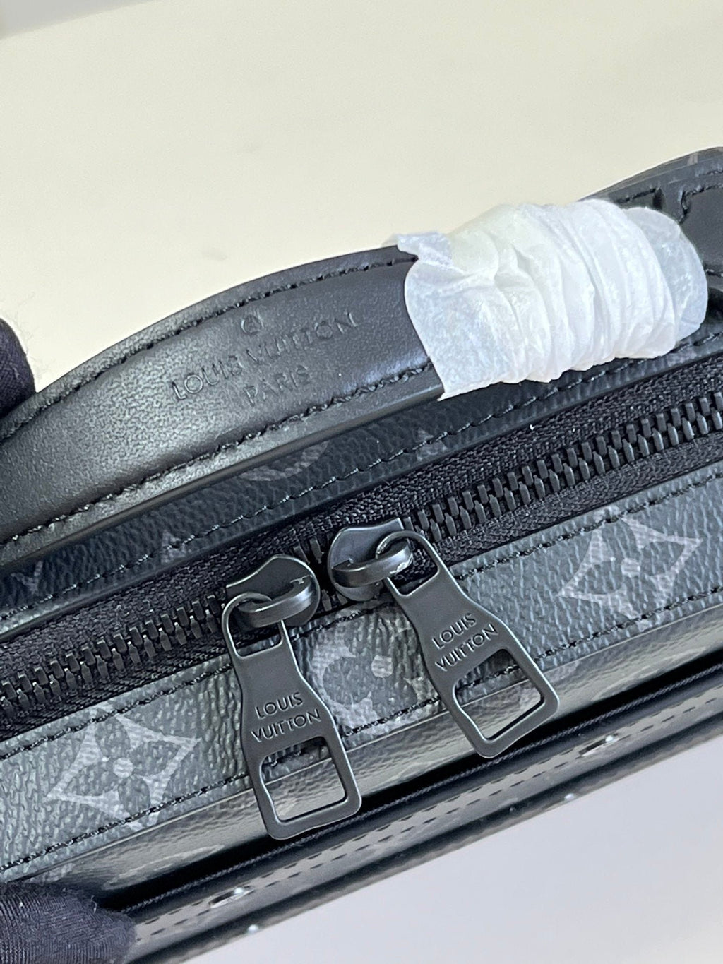 Louis Vuitton Handle Soft Trunk 22cm Black