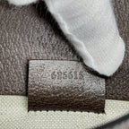 Gucci Horsebit 1955 Mini Bag Beige And Ebony GG Supreme Canvas With Geometric Print For Women 6.7in/17cm