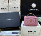 Chanel Small Vanity Bag 17cm Purple