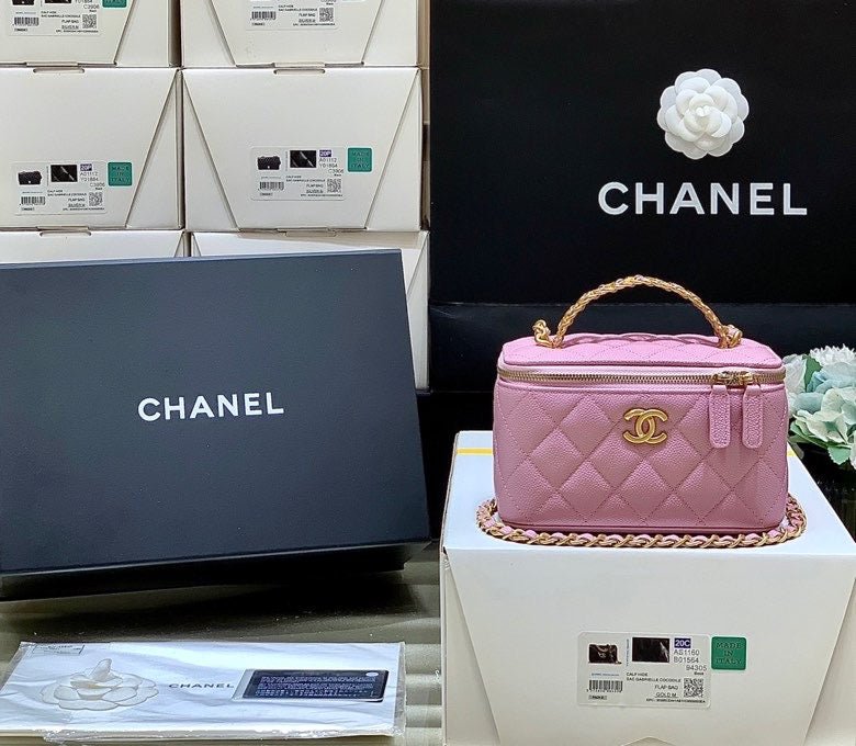 Chanel Small Vanity Bag 17cm Purple