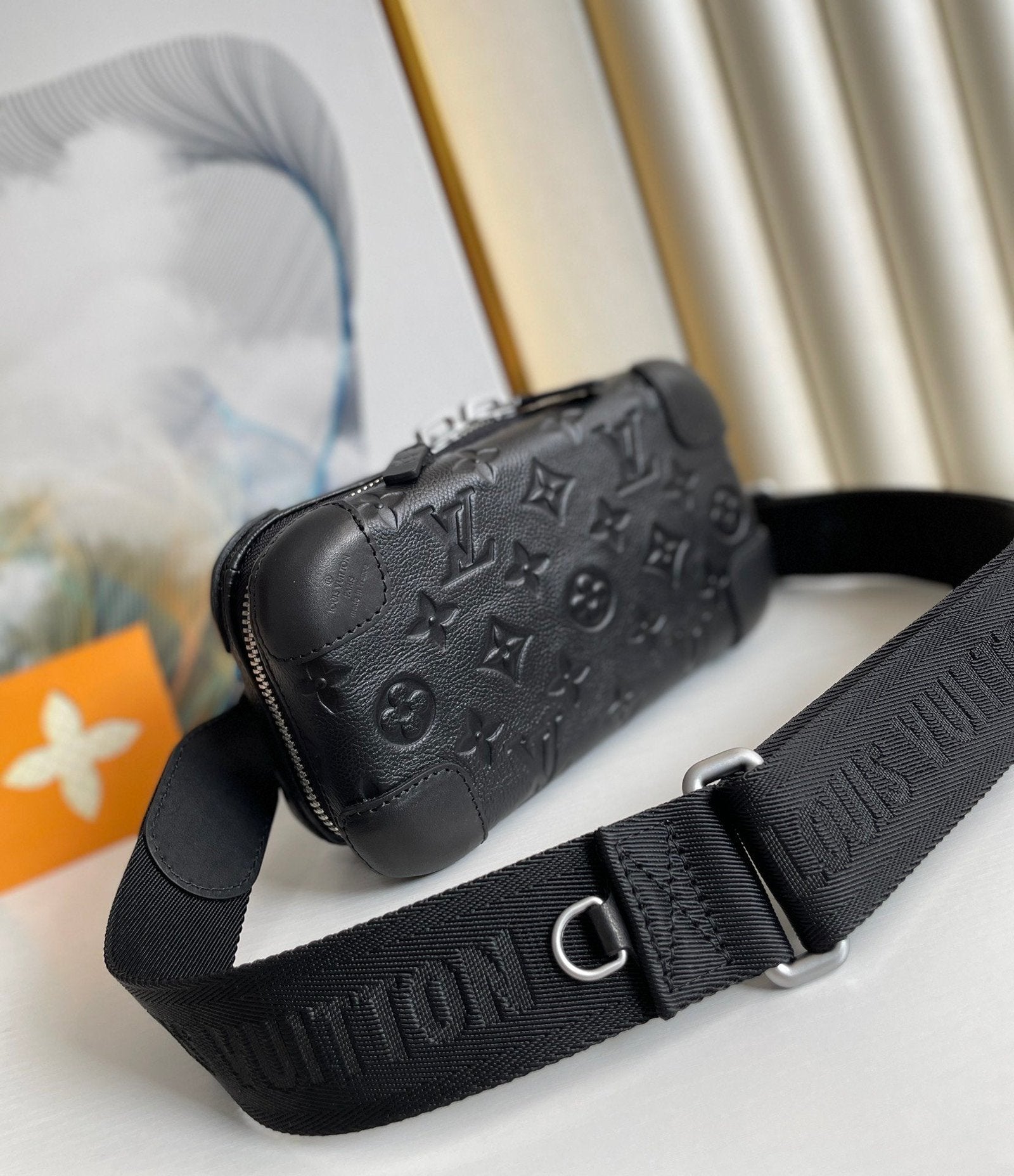 Louis Vuitton M45579 Horizon Clutch 21cm Full Black