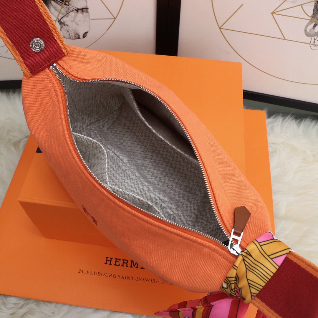 Hermes Bride A Brac Case Orange Bag For Women, Women’s Handbags, Shoulder Bags 9.8in/25cm