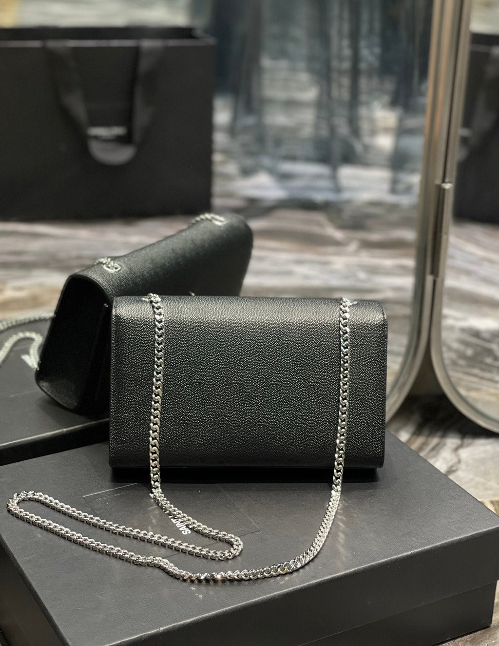 Saint Laurent Kata Medium Chain Bag With Tassel 24cm