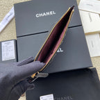CO-CO Chanel Phone Wallet & Card Holder With Gold Hardware 20cm