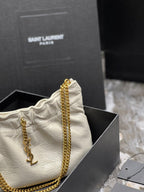 Saint Laurent Paris Mini Bag With Gold Hardware 24cm