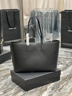 Saint Laurent Shopping Tote Bag With Gold Hardware 38cm
