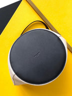 Saint Laurent Rive Gauche Bucket Bag With Black Strap 20cm