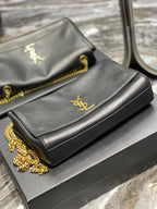 Saint Laurent Kate Medium Reversible Chain Bag In Suede With Gold Hardware 28cm