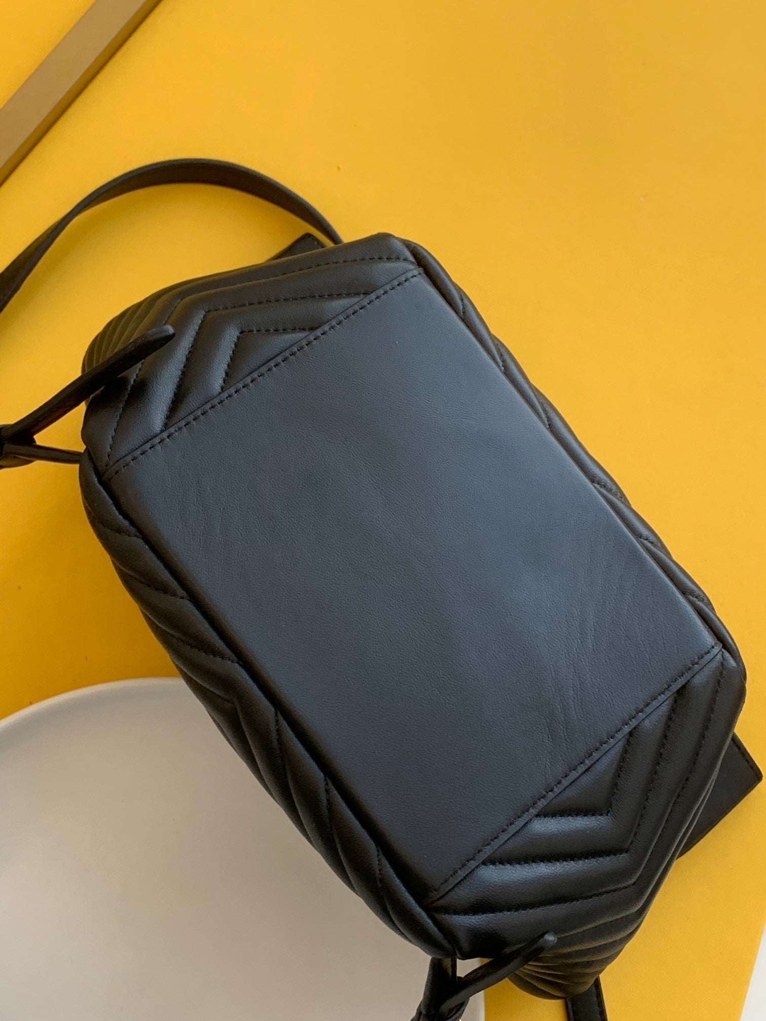 Saint Laurent Joe Backpack With Gold Hardware 22cm