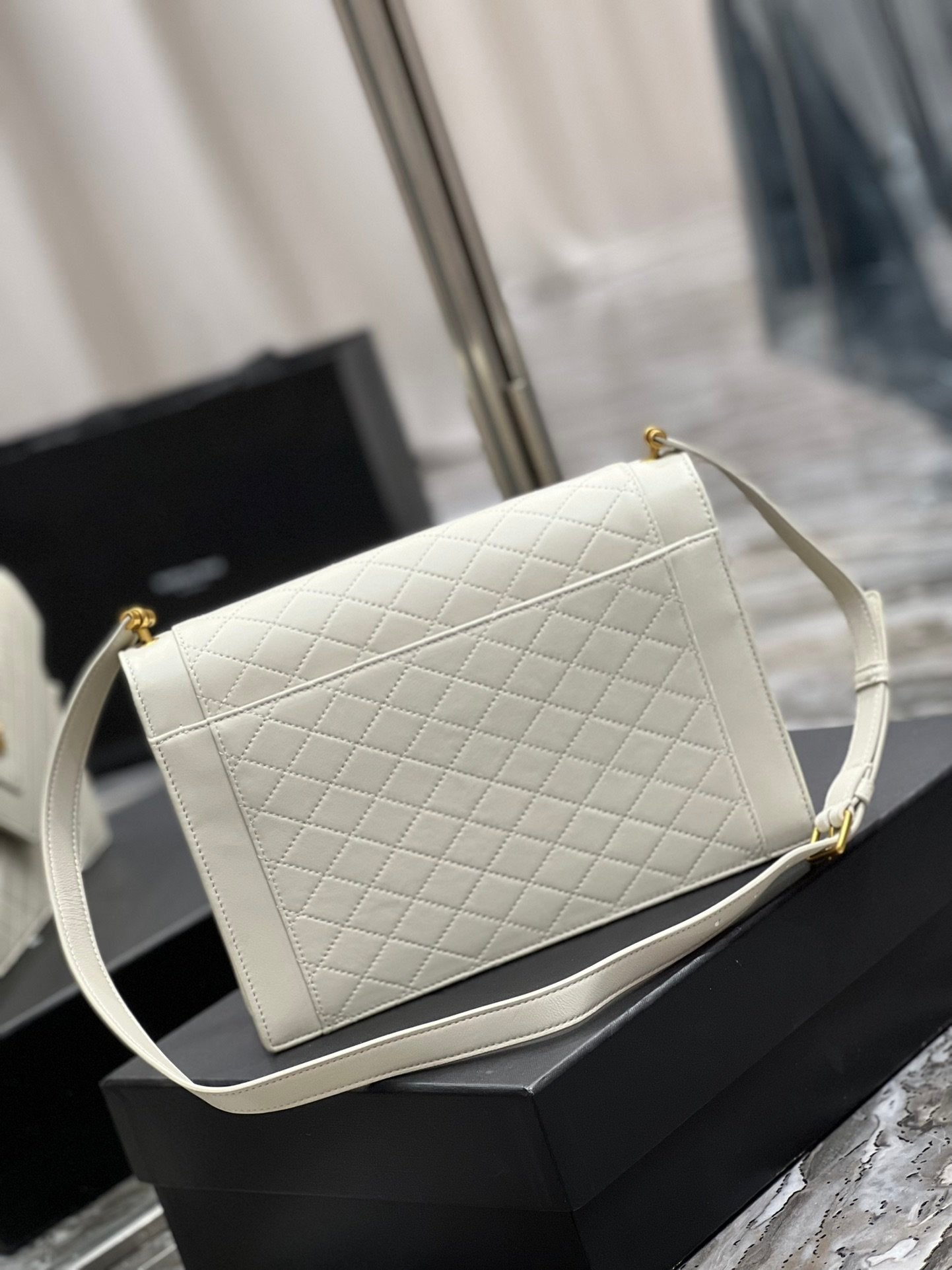 Saint Laurent Gaby Satchel With Gold Hardware 26cm