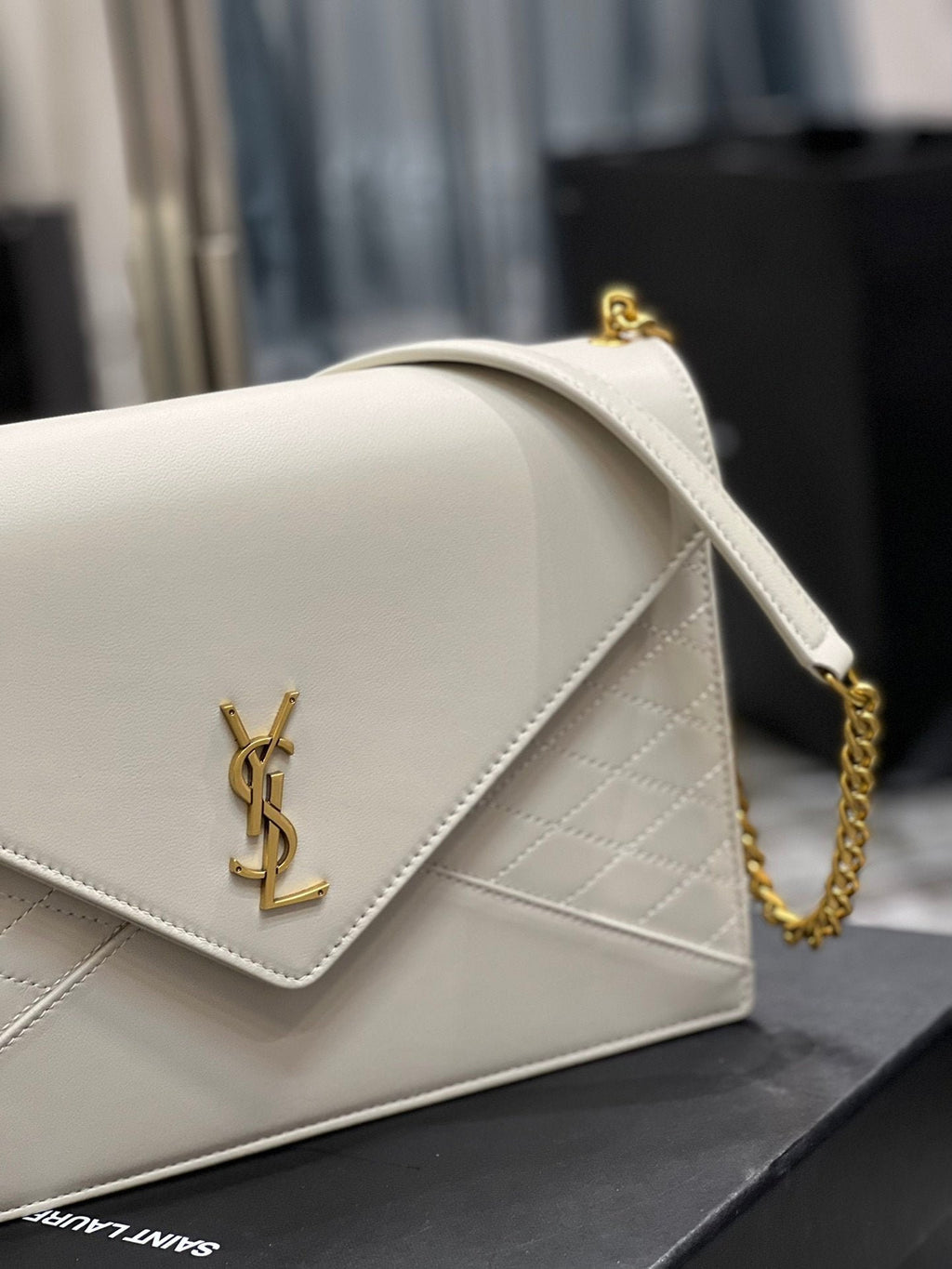 Saint Laurent Gaby Chain Bag With Gold Hardware 26cm