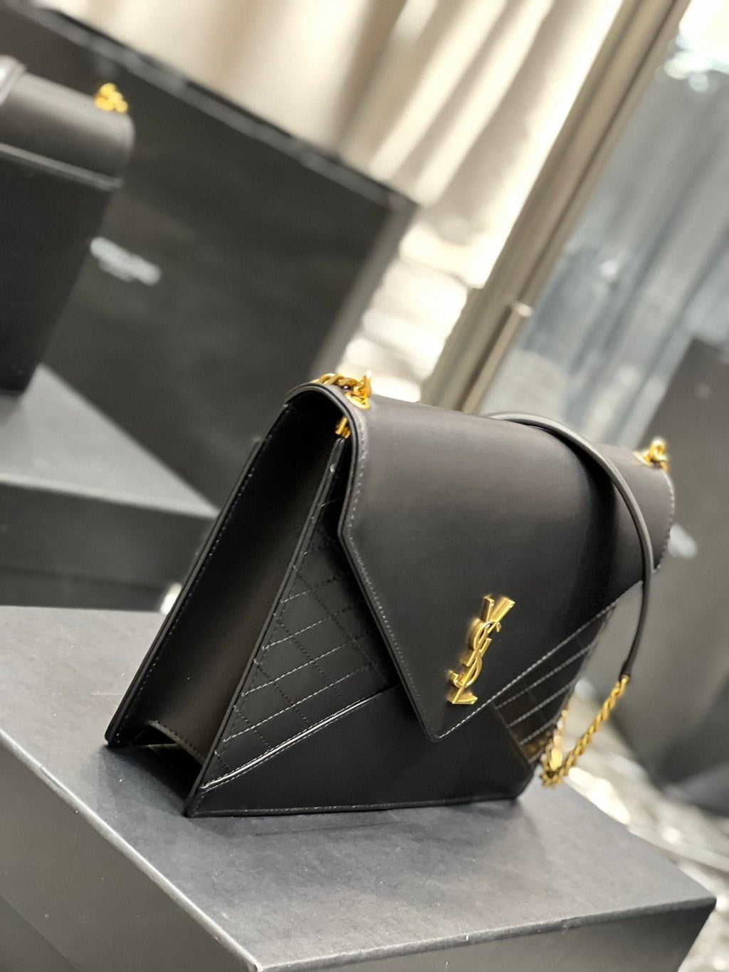Saint Laurent Gaby Chain Bag With Gold Hardware 26cm