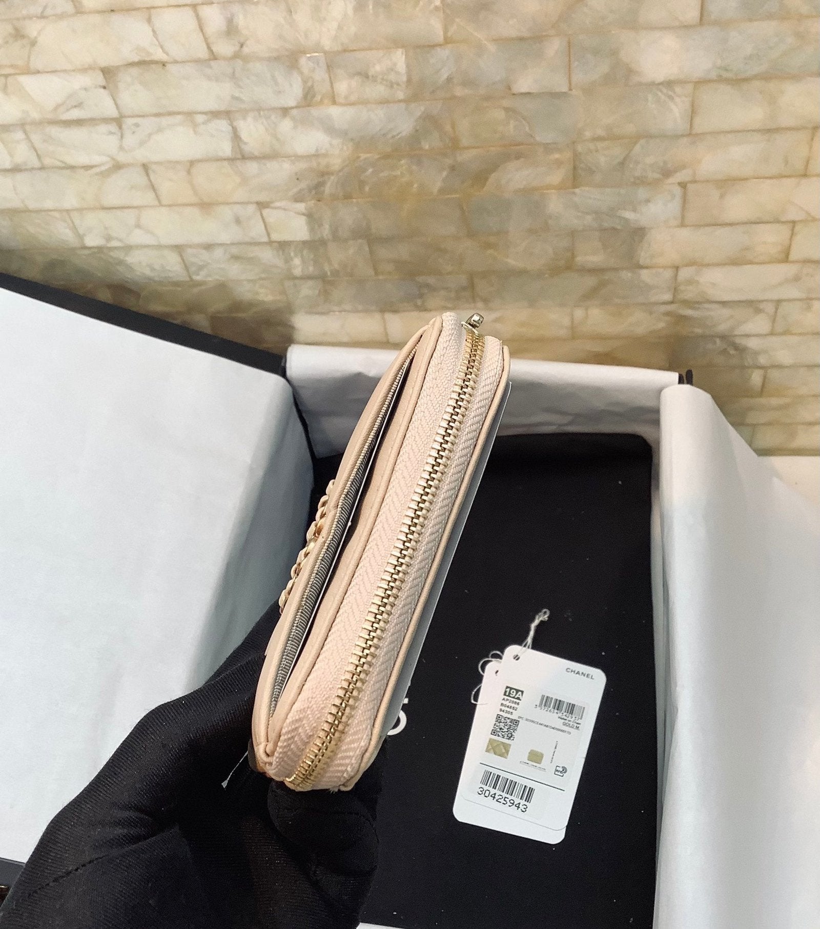 CO-CO Chanel CC Chain Logo Card Holder 12cm